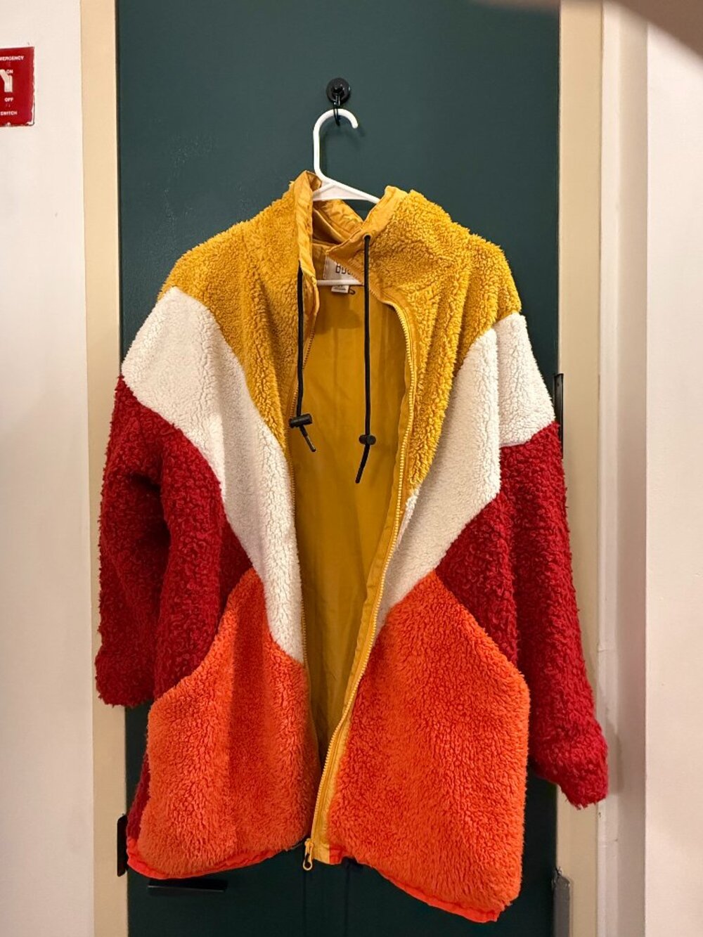 Long Multicolor Winter Jacket